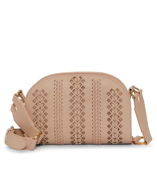 Vince Camuto Jamee Leather Crossbody Bag in Natural Lyst