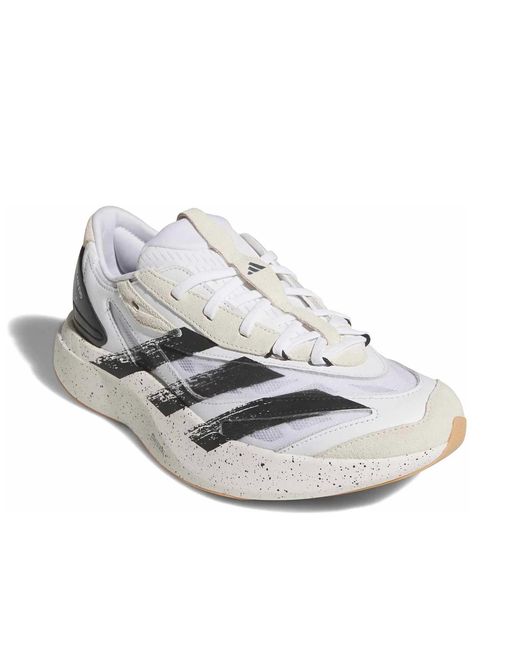 Adidas White Lightblaze Evo Sneaker for men
