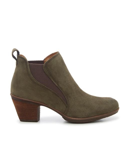 Comfortiva Green Bailey Ankle Bootie