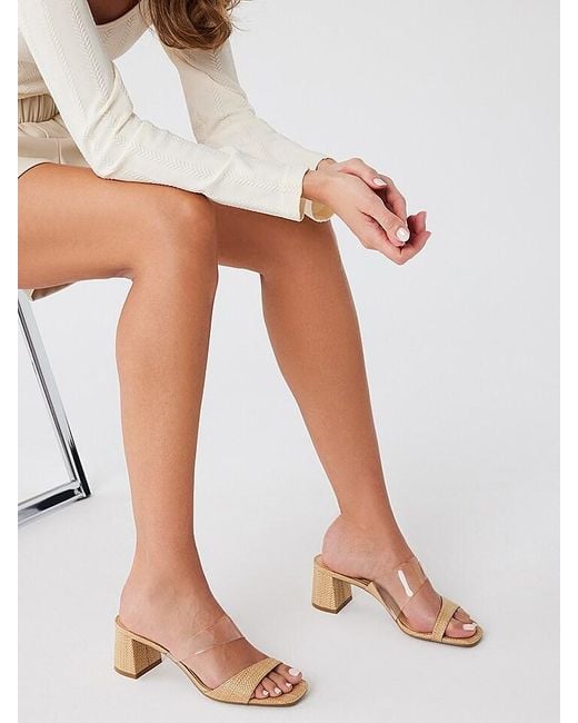 Anne Klein Kassi Sandal in Natural Lyst