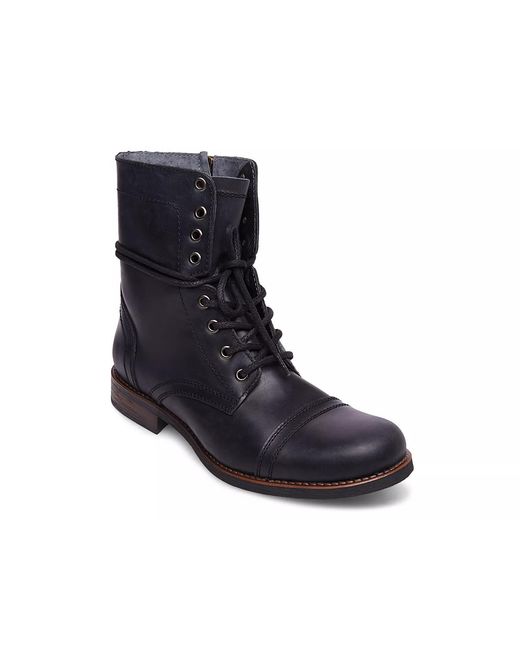 Steve Madden Black Troopahc Boot for men