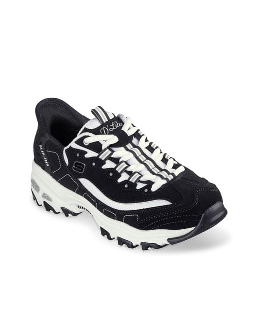 Skechers d'lites slip ons cheap