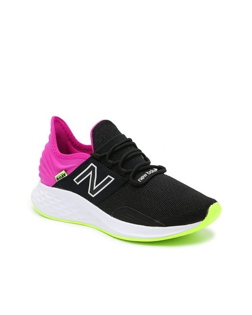 black and neon new balance