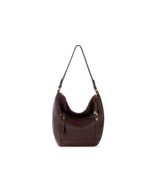 The Sak Black Sequoia Leather Hobo Bag