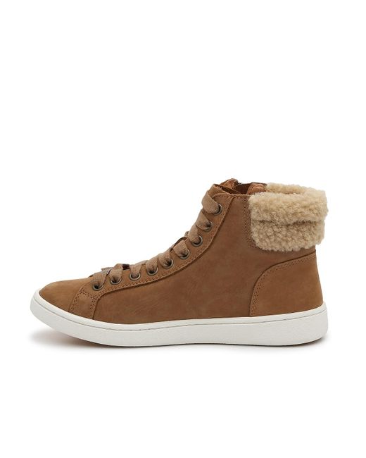 UGG Olive High-top Sneaker in Brown | Lyst
