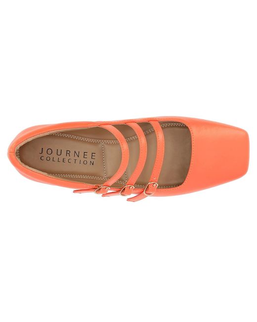 Journee Collection Red Darlin Flat