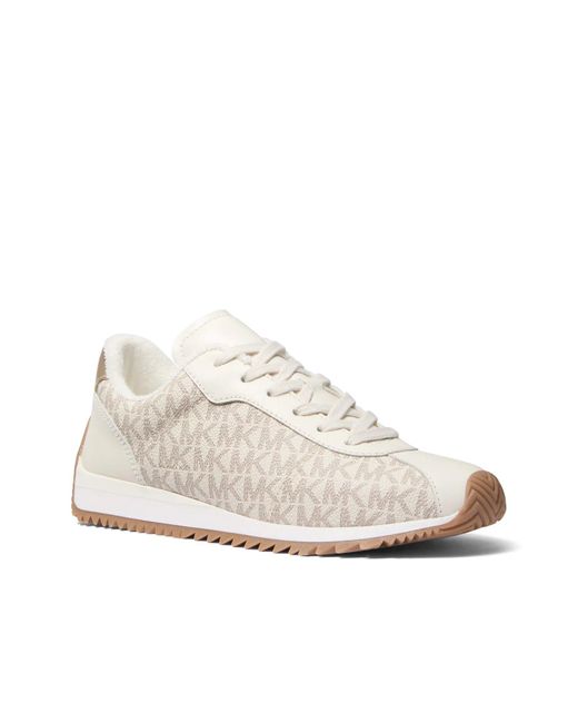 MICHAEL Michael Kors White Rhodes Logo Trainer Sneaker