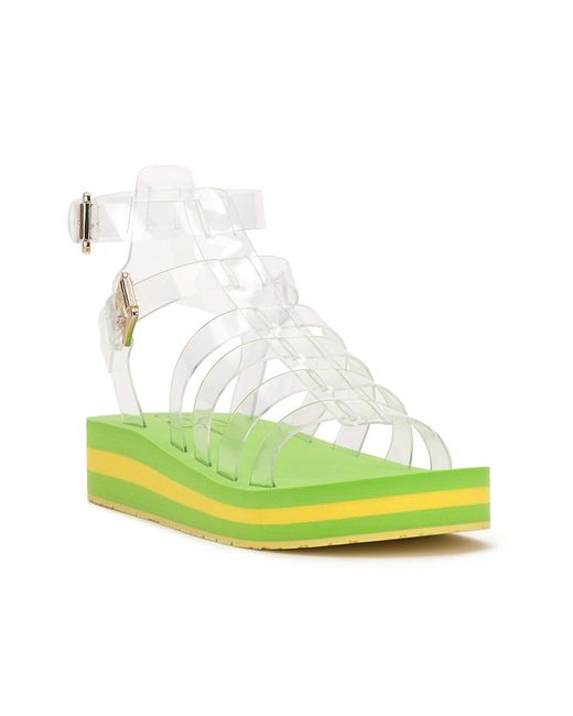 Jessica Simpson Yellow Bimala Platform Sandal