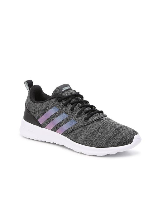 adidas Synthetic Cloudfoam Qt Racer 2.0 Sneaker in Grey/Black/Purple (Gray)  | Lyst