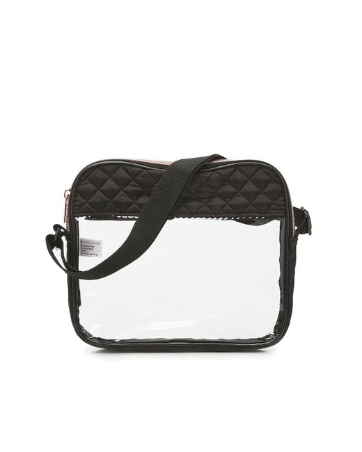 MYTAGALONGS Coco Quilt Stadium Crossbody Bag in Black Lyst