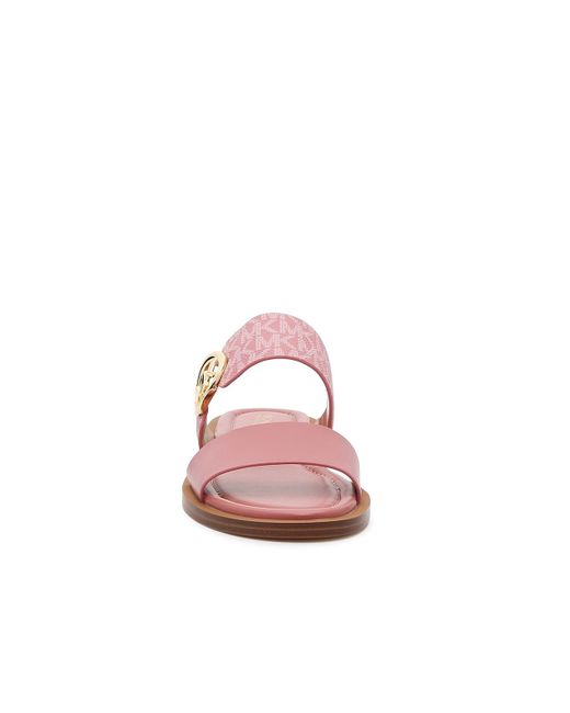 Aprender acerca 45+ imagen michael kors pink sandals