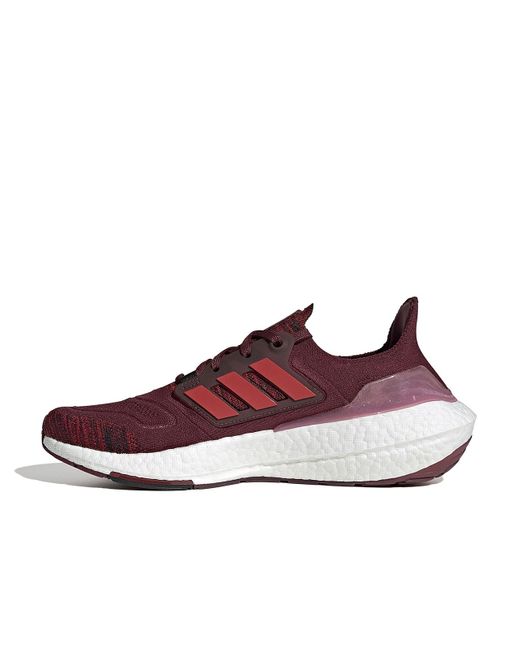 Adidas Red Ultraboost 22 Running Shoe for men