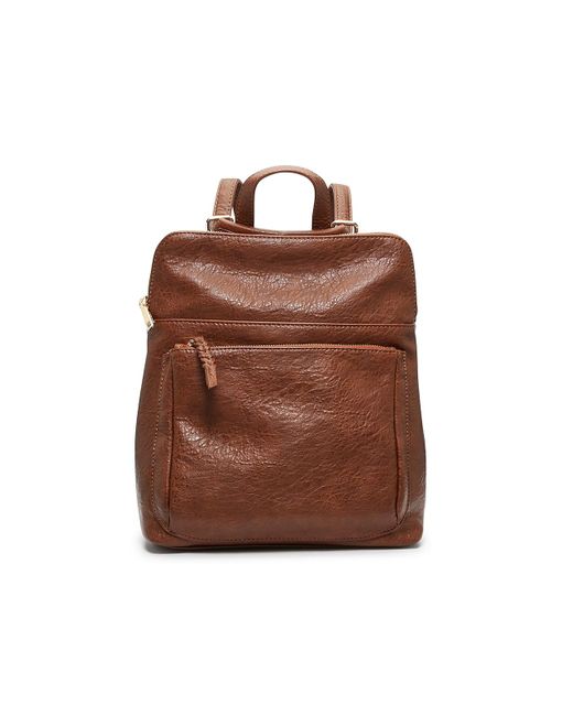 Crown Vintage Brown Convertible Backpack