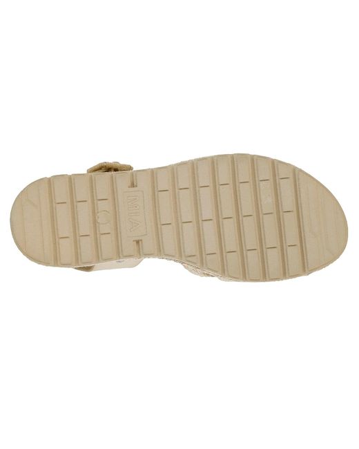 MIA Metallic Kehlani Platform Sandal