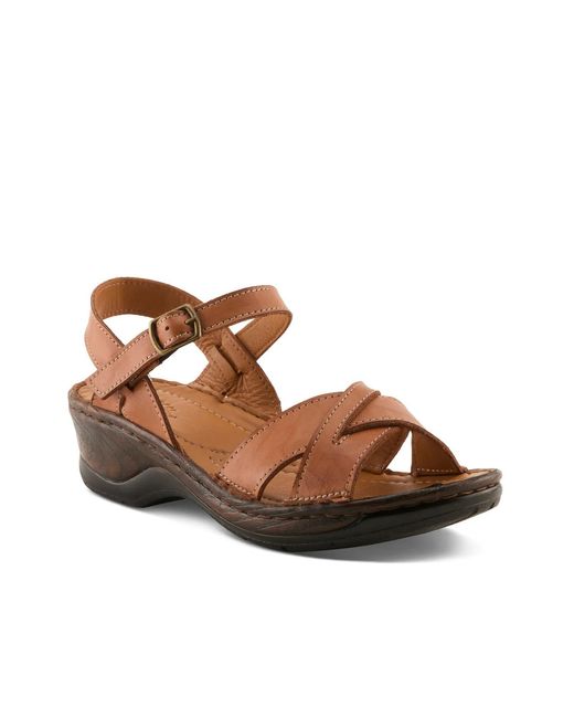 Spring Step Brown Amareza Sandal