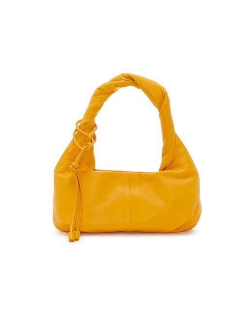 Vince Camuto Leather Evlyn Mini Shoulder Bag in Yellow | Lyst