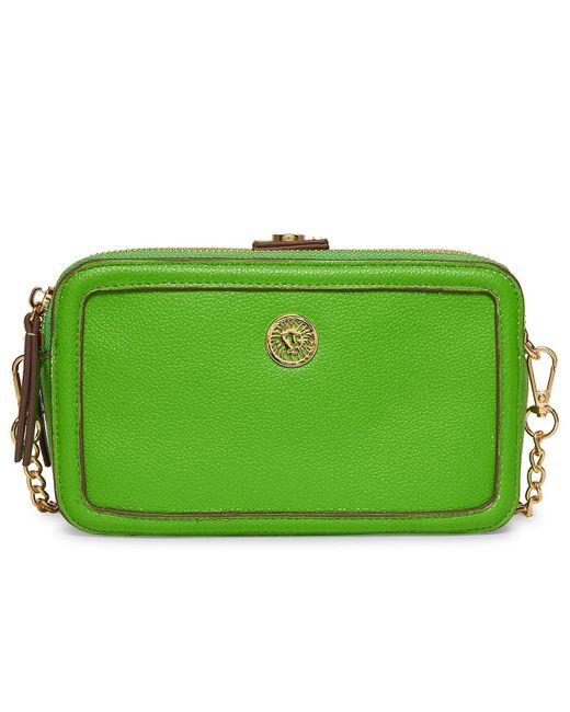Anne Klein Synthetic Logo Lion Crossbody Bag in Green Lyst
