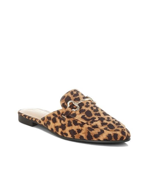 LONDON RAG Brown Alpine Mule