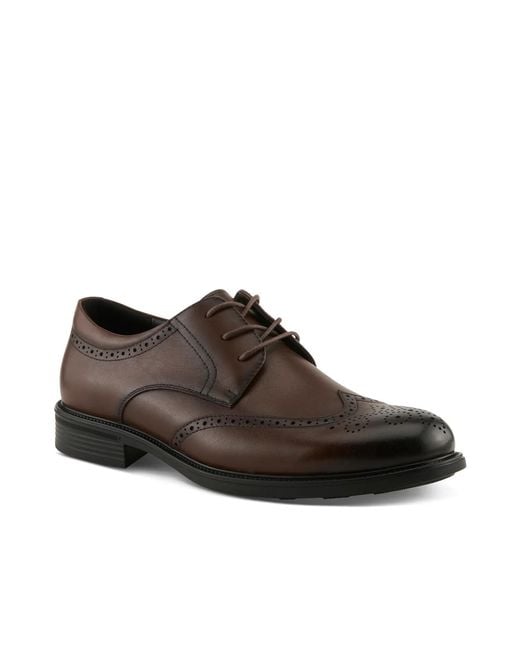 Spring Step Brown Kotan Oxford for men