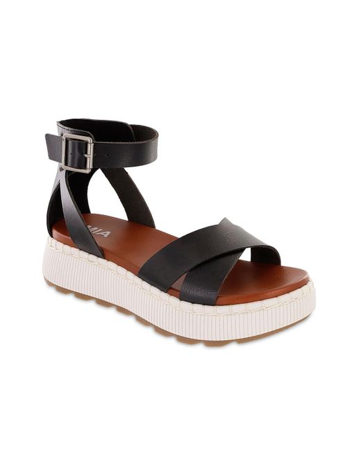 MIA Black Hana Platform Sandal