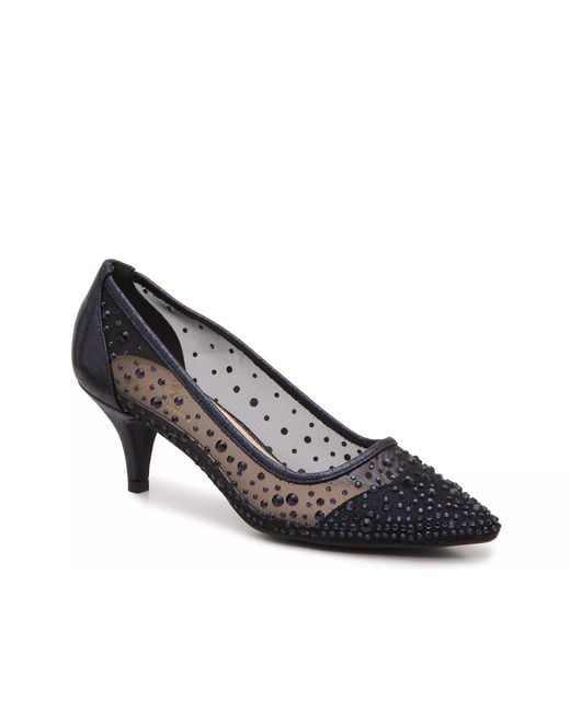 Lady Couture Black Silk Pump