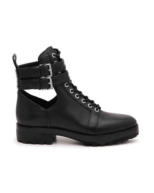 michael kors combat boots