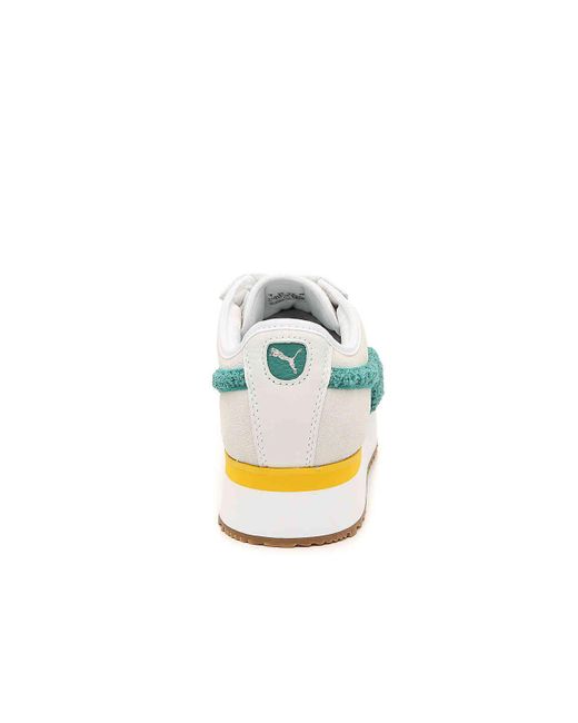 puma platform yellow