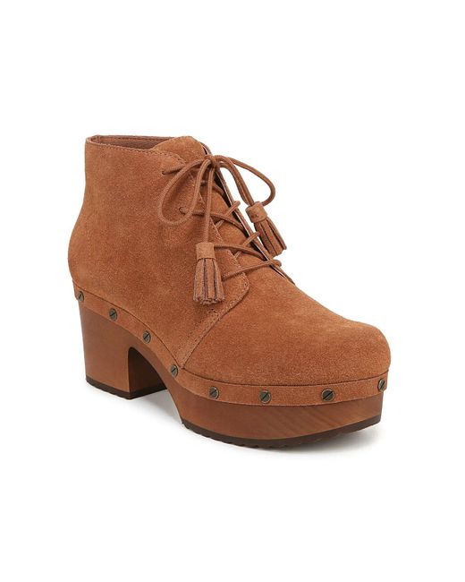 Dr. Scholls Brown Original Chic Platform Bootie