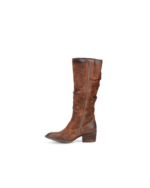 born cognac boots