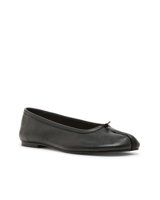 Steve Madden Black Calico Split Toe Flat