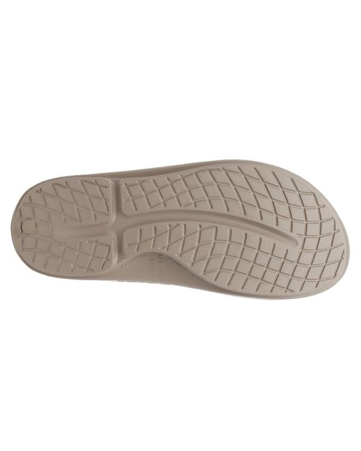 OOFOS Gray Oolala Slide Sandal for men