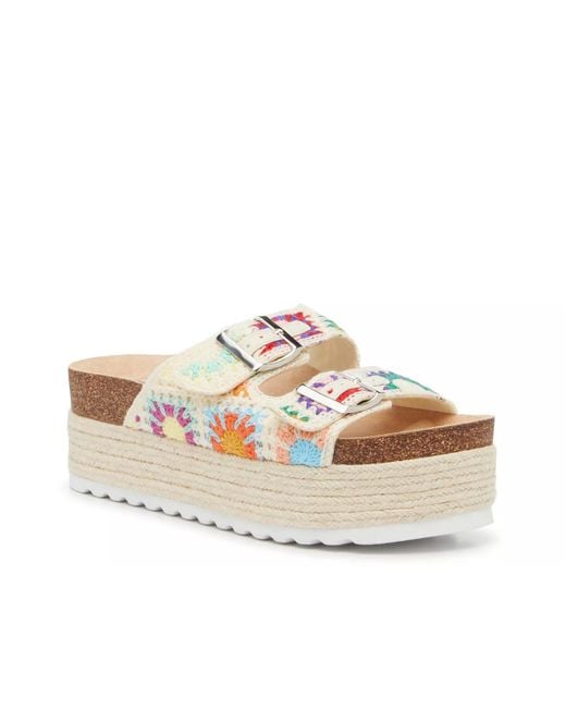 Dirty Laundry Black Pretends Platform Sandal
