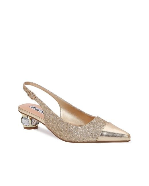 Lady Couture Metallic Saphire Pump