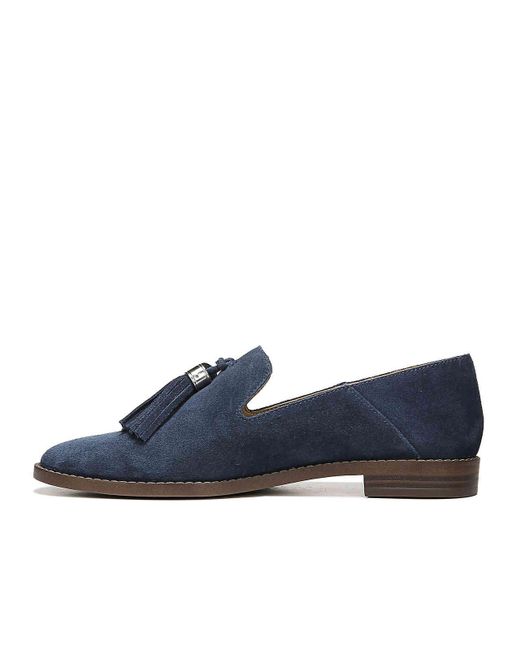 Franco Sarto Suede Hadden Loafer in Navy (Blue) - Lyst