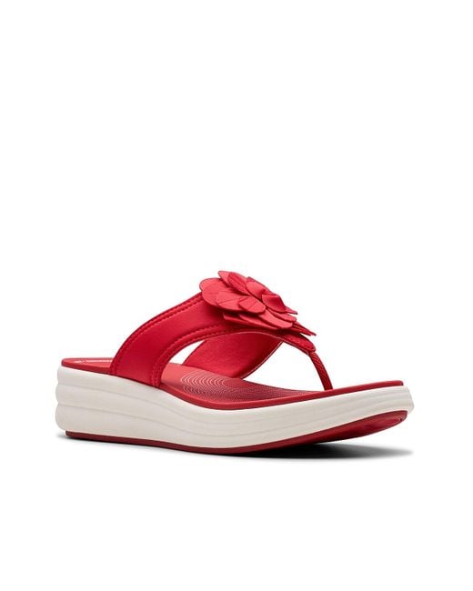 Clarks cloudsteppers red online