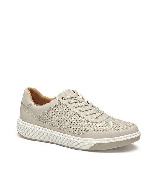 Johnston & Murphy White Dawson Sneaker for men