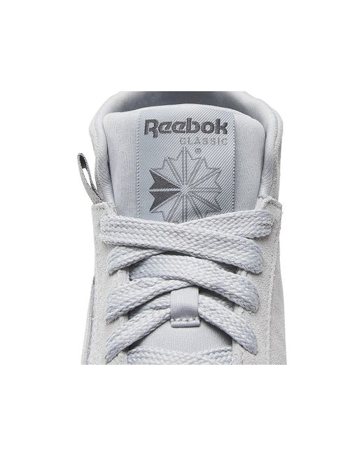 Reebok Gray Club C Geo Mid Sneaker