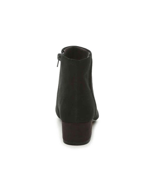 chartli lilac leather booties