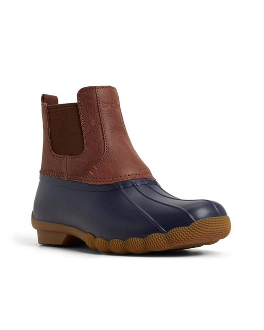 Sperry Top-Sider Women's Blue Saltwater Chelsea Duck Boot