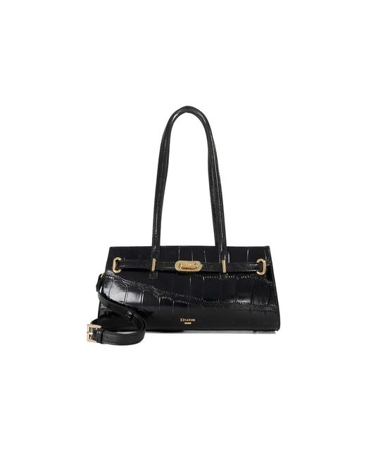 Dune Black Depend Leather Shoulder Bag