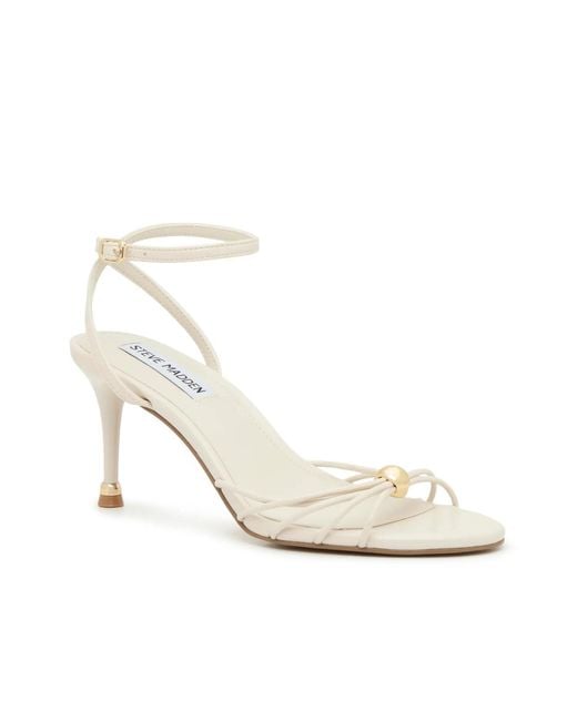 Steve Madden White Cindee Sandal