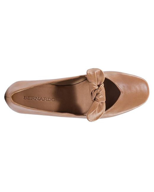 Bernardo Brown Emersyn Ballet Flat