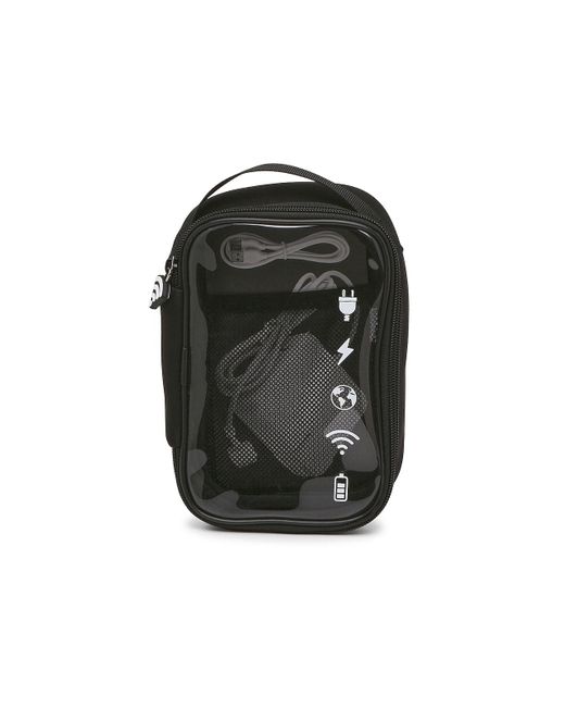 MYTAGALONGS Black Clarity Charger & Cord Pouch