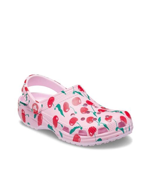CROCSTM Red Classic Fruits Clog
