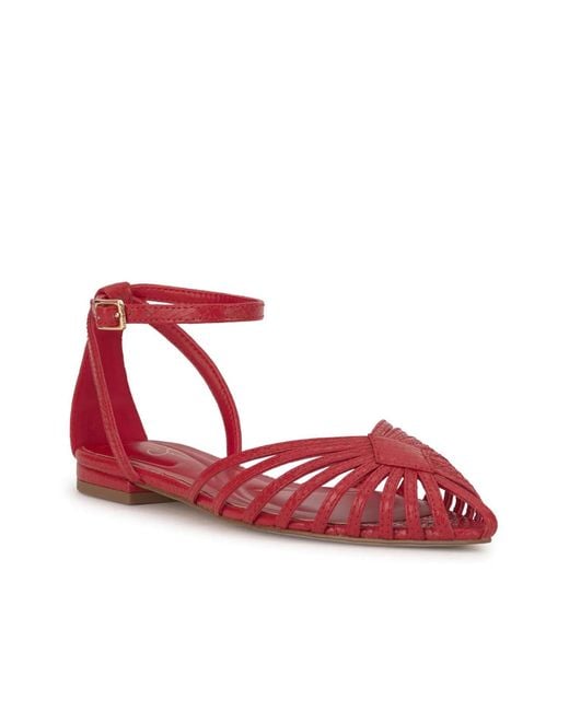 Jessica Simpson Red Eulean Flat