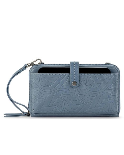 The Sak Blue Iris Smartphone Crossbody Bag