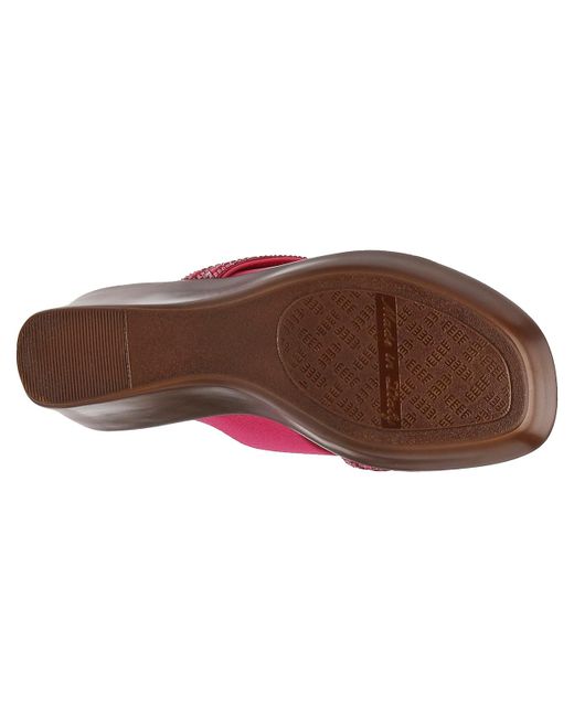Italian Shoemakers Pink Boom Wedge Sandal
