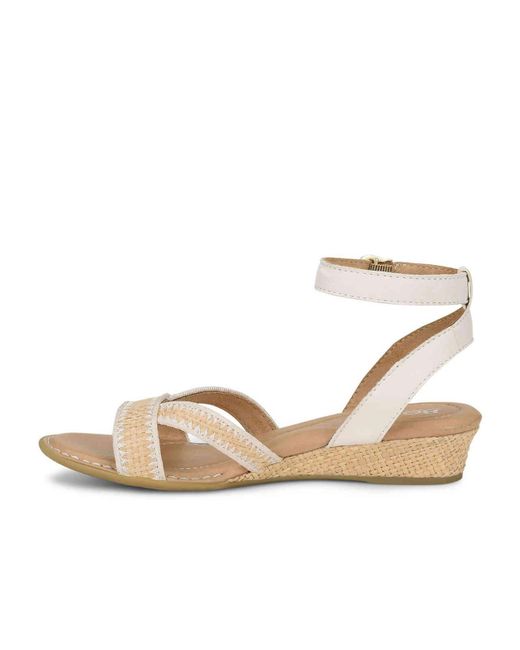 born white wedge sandals