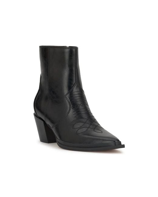 Jessica Simpson Black Helvona Western Bootie