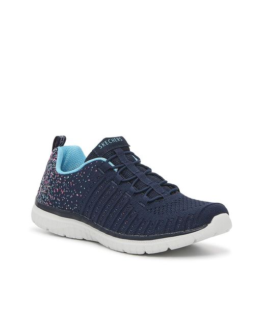 Skechers Virtue Slip-on Sneaker in Blue | Lyst